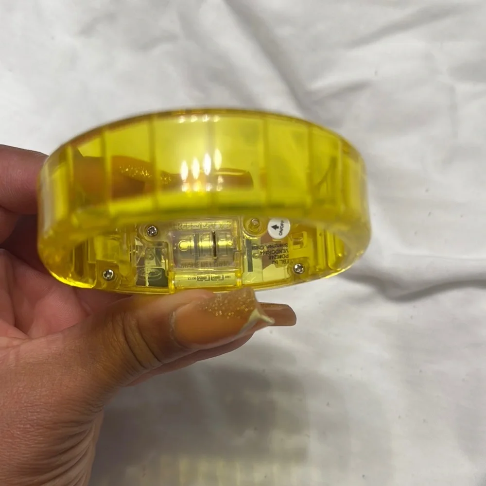 Yellow LED Wearable Wristband